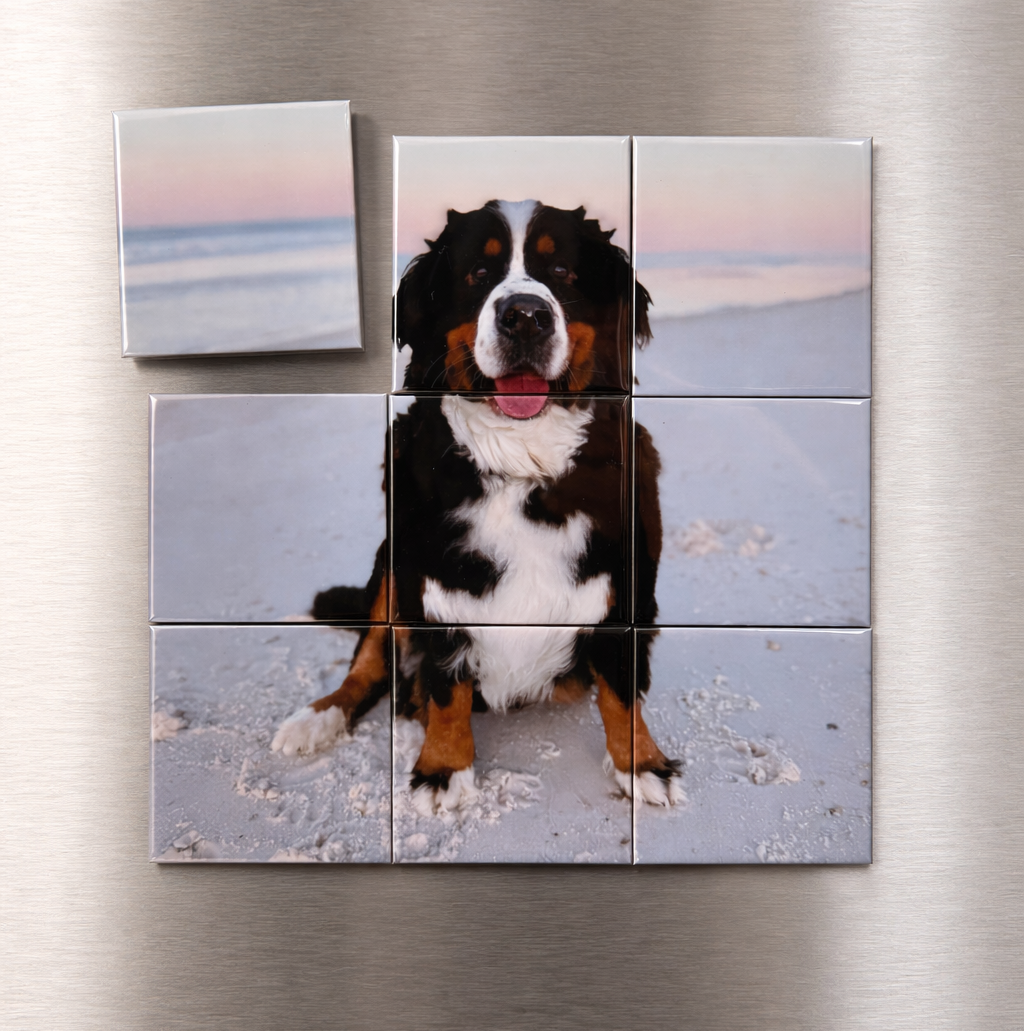 Custom Puzzle Magnet Set