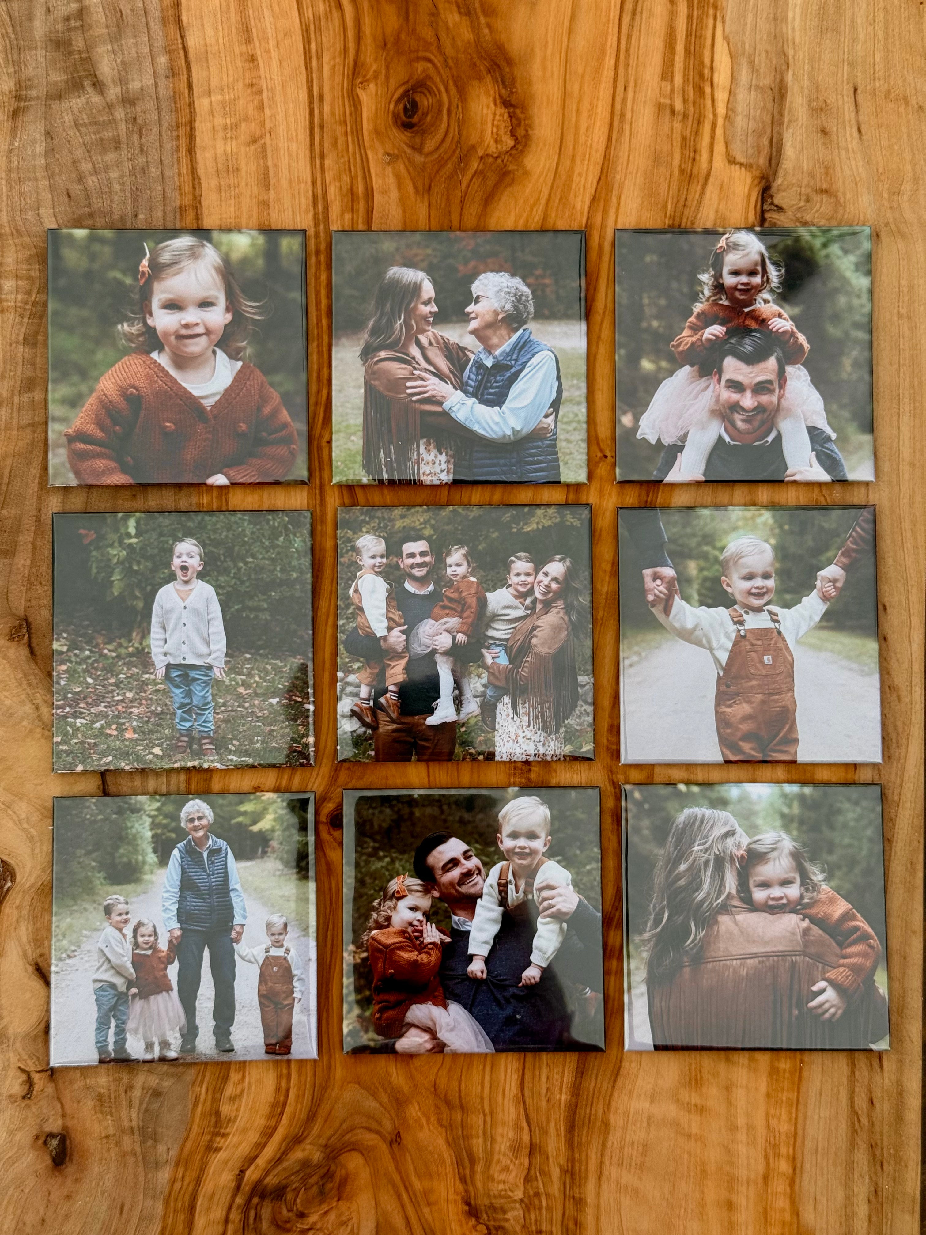 Custom Photo Magnets (Sets of 4, 6, and 9)