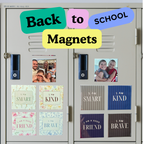 Back-to-School Locker Magnets (Set of 4)
