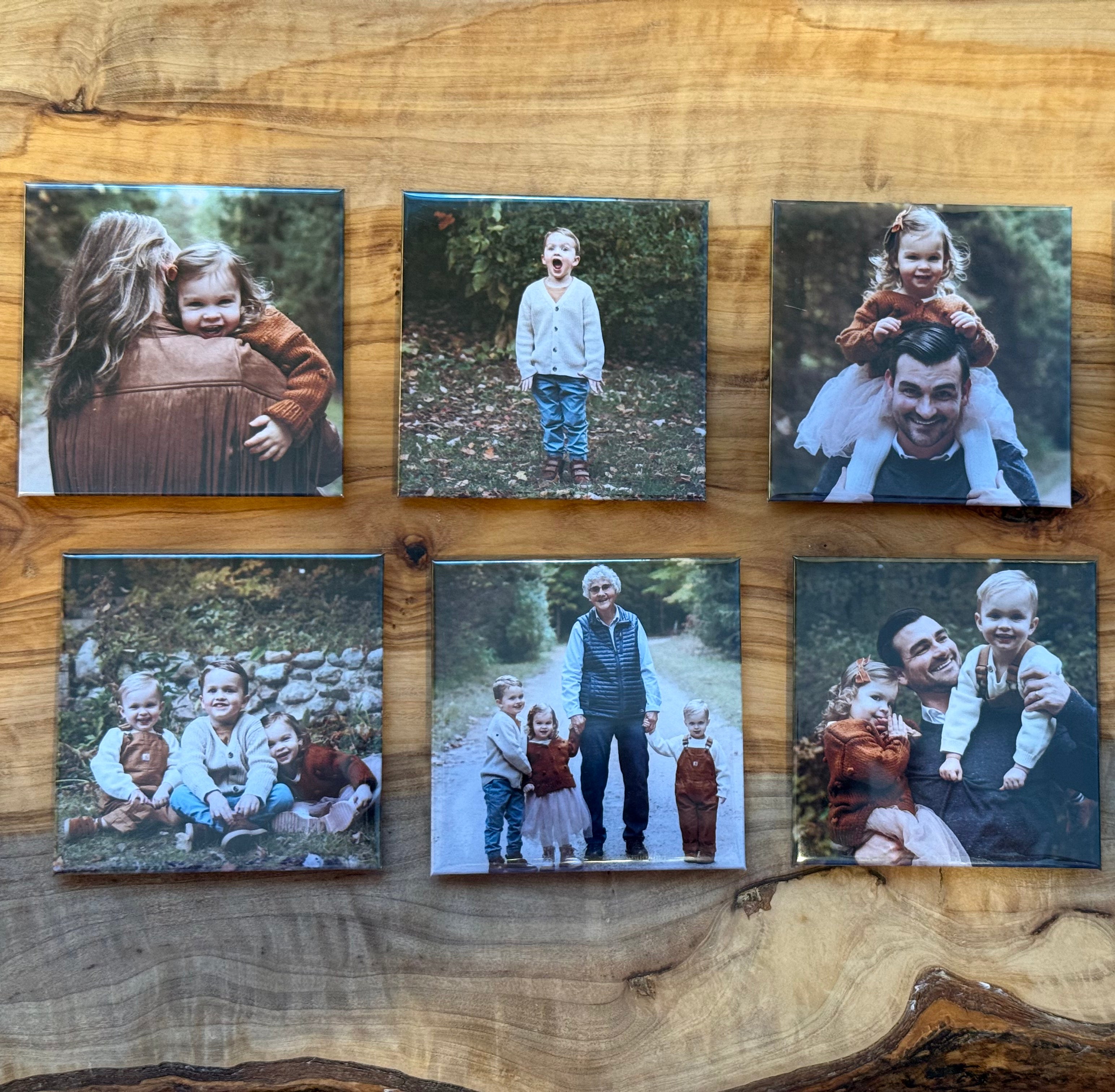 Custom Photo Magnets (Sets of 4, 6, and 9)